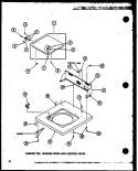 CABINET TOP Diagram and Parts List for TAA600 P7575110W Amana Washer