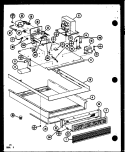 Page 10 Diagram and Parts List for RC20SE P7688115M Amana Microwave