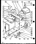 PAGE 3 Diagram and Parts List for RFS10SE P7787204M Amana Microwave