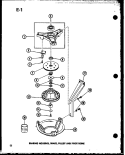 BEARING HOUSING Diagram and Parts List for TAA800 P7575103W Amana Washer