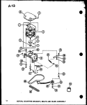 MOTOR Diagram and Parts List for TAA200 P7575113W Amana Washer
