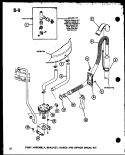 PUMP ASSY Diagram and Parts List for TAA200 P7575113W Amana Washer