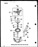 BREAKING HOUSING Diagram and Parts List for TAA200 P7575113W Amana Washer