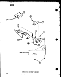SWITCH AND BRACKET ASSY Diagram and Parts List for TAA200 P7575113W Amana Washer