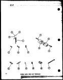 POWER CORD Diagram and Parts List for TAA200 P7575113W Amana Washer