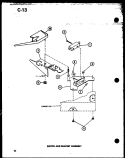 SWITCH AND BRACKET ASSY Diagram and Parts List for TAA800 P7575117W Amana Washer