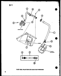 INLET HOSE Diagram and Parts List for TAA800 P7575117W Amana Washer