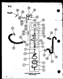 PUMP ASSY AND HOSES (PUMP MODELS) Diagram and Parts List for TWA-202 P7575302W Amana Washer