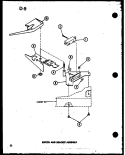 SWITCH AND BRACKET ASSY Diagram and Parts List for TAA300 P7575112W Amana Washer