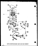 MOTOR Diagram and Parts List for TAA300 P7704001W Amana Washer
