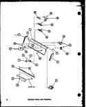 CONTROL PANEL AND CONTROLS Diagram and Parts List for TAA500 P7704003W Amana Washer