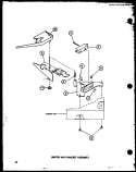 SWITCH AND BRACKET ASSY Diagram and Parts List for TAA500 P7704003W Amana Washer