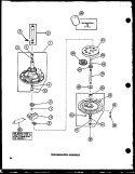 TRANSMISSION ASSY Diagram and Parts List for TAA500 P7704003W Amana Washer