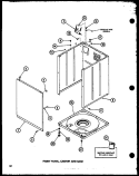 FRONT PANEL Diagram and Parts List for TAA500 P7704003W Amana Washer