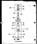 AGITATOR AND POST Diagram and Parts List for TAA300 P7575114W Amana Washer
