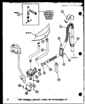 PUMP ASSY Diagram and Parts List for TAA300 P7575114W Amana Washer