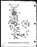 MOTOR Diagram and Parts List for TAA3001 P7704006W Amana Washer