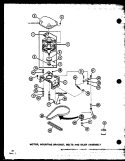 MOTOR Diagram and Parts List for TAA5001 P7704008W Amana Washer