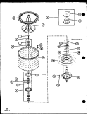Part Location Diagram of 39252P Whirlpool WASH TUB