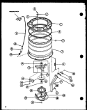 Part Location Diagram of R0603014 Whirlpool OUTER TUB