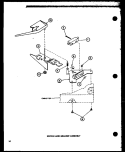 SWITCH AND BRACKET ASSY Diagram and Parts List for LW2600 P7804701W W Amana Washer