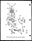MOTOR Diagram and Parts List for LW2602 P7804710W W Amana Washer