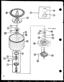 Page 7 Diagram and Parts List for LW2602 P7804710W W Amana Washer