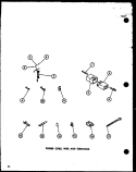 POWER CORD Diagram and Parts List for LW2602 P7804710W W Amana Washer