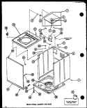 FRONT PANEL Diagram and Parts List for LWD962 P7804724W W Amana Washer