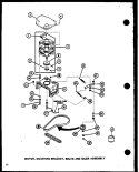 MOTOR Diagram and Parts List for LWD962 P7804724W W Amana Washer