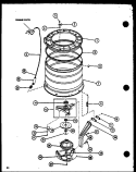 Page 8 Diagram and Parts List for LWD962 P7804724W W Amana Washer
