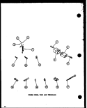 POWER CORD Diagram and Parts List for LWD962 P7804724W W Amana Washer
