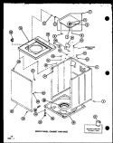 FRONT PANEL Diagram and Parts List for LWD450 P7762108W W Amana Washer