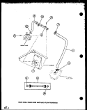 INLET HOSE Diagram and Parts List for LWD450 P7762108W W Amana Washer