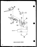 SWITCH AND BRACKET ASSY Diagram and Parts List for LWD352 P7762114W W Amana Washer