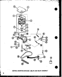 MOTOR Diagram and Parts List for LWD352 P7762114W W Amana Washer
