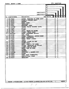 Motor And Pump Page 2 Diagram and Parts List for 6751  Norge Washer