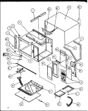 PAGE 2 Diagram and Parts List for RFS8B P1156001M Amana Microwave