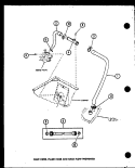 INLET / FILLER HOSE & BACK FLOW PREVENTER Diagram and Parts List for CW9003 P7804725W Crosley Washer