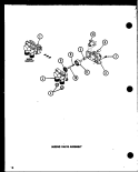 MIXING VALVE ASSY Diagram and Parts List for CW9003 P7804725W Crosley Washer