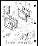 Page 2 Diagram and Parts List for RCS720B P1140403M Amana Microwave