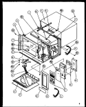 Page 3 Diagram and Parts List for RCS720B P1140403M Amana Microwave