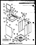 Part Location Diagram of 33451P Whirlpool TOP, CABINET