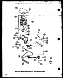 MOTOR Diagram and Parts List for LW3303L P1164318W L Amana Washer