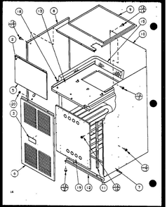 Diagram 6 Diagram and Parts List for GCI140B5A0 P9898208F Amana Furnace