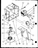 Page 5 Diagram and Parts List for RCS720B P1140403M Amana Microwave