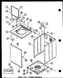 FRONT PANEL Diagram and Parts List for LW3603L P1122406W L Amana Washer