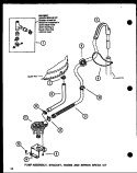 PUMP ASSY Diagram and Parts List for LW3603L P1122406W L Amana Washer