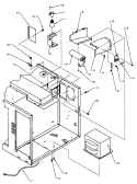 ELECTRICAL PARTS AND COMPONENTS Diagram and Parts List for RSBG659P P1170306MZ Amana Microwave