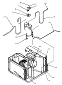 COMPRESSOR & TUBING Diagram and Parts List for C102B P1184103R Amana Air Conditioner